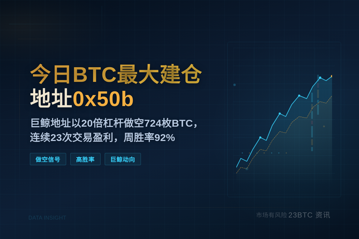 今日BTC最大建仓地址0x50b