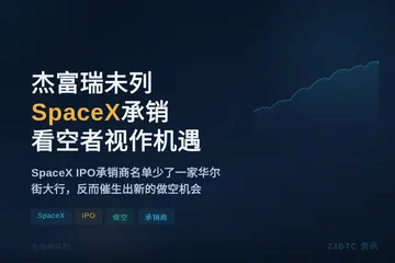 杰富瑞未列SpaceX IPO承销，看空者与高层视作机遇